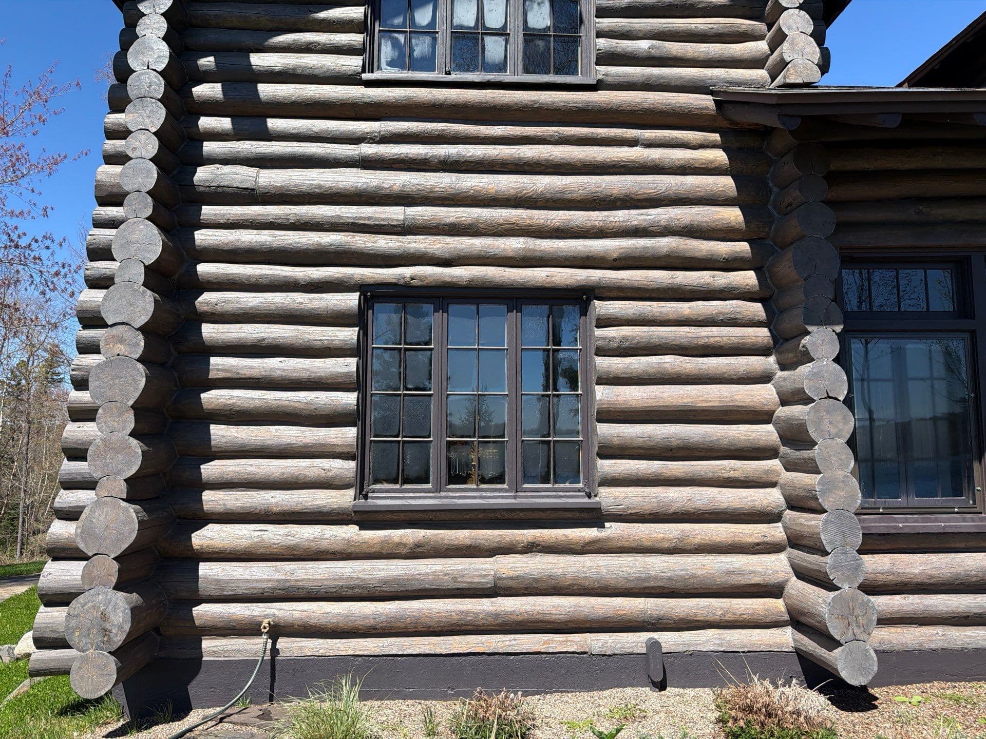 weatherwize power wash log home